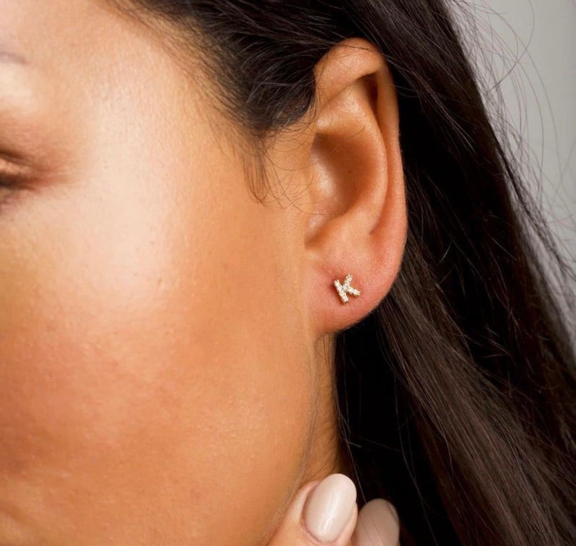 Boucles d’oreille Initialya